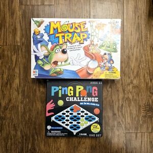 Mouse Trap Board Game + Ping Pong Challenge